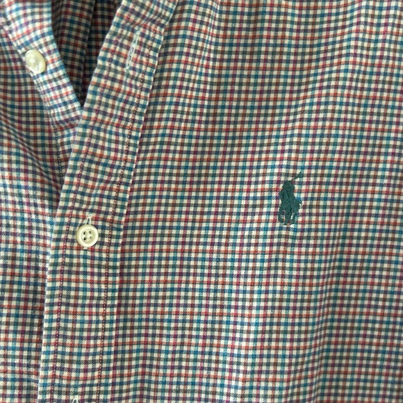 Ralph Lauren Gingham Button-Down Shirt | 100% Cotton | Size M - Picture 2 of 5